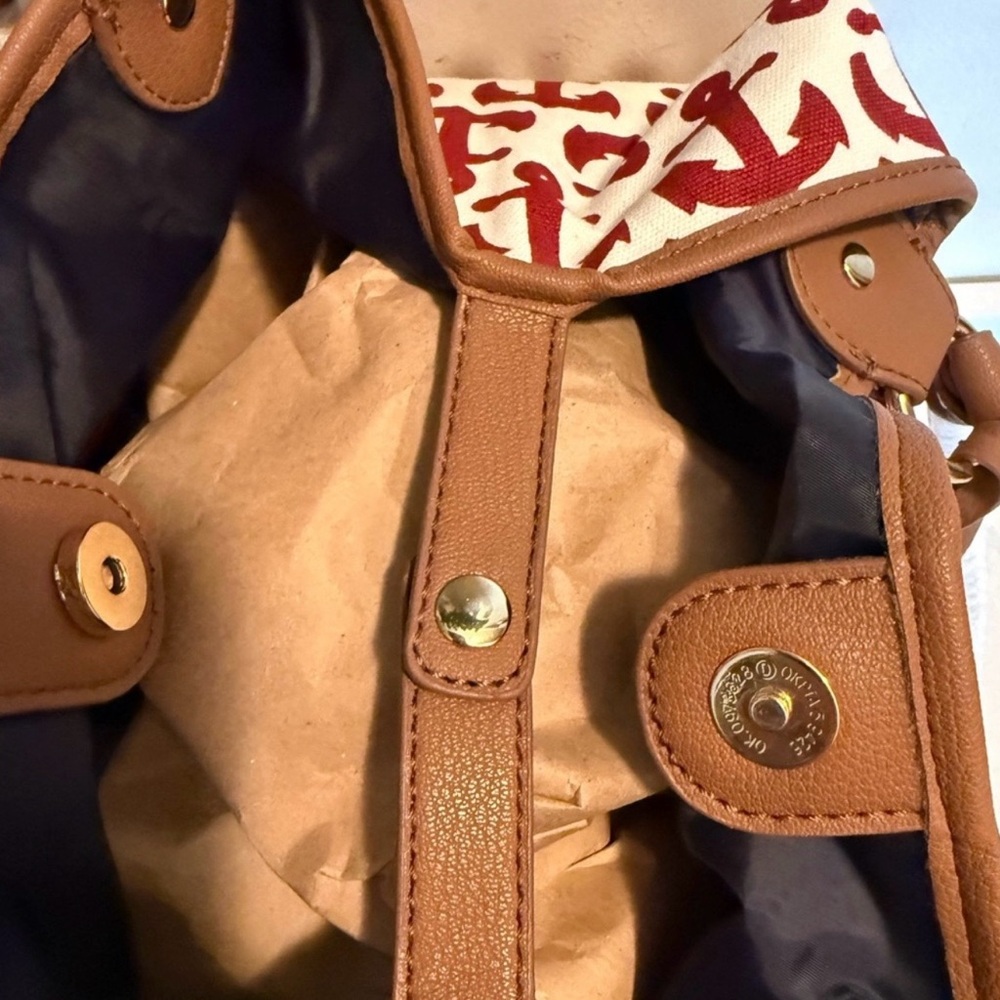 Tommy Hilfiger red anchor tote bag! Great Condition!! - Picture 8 of 14